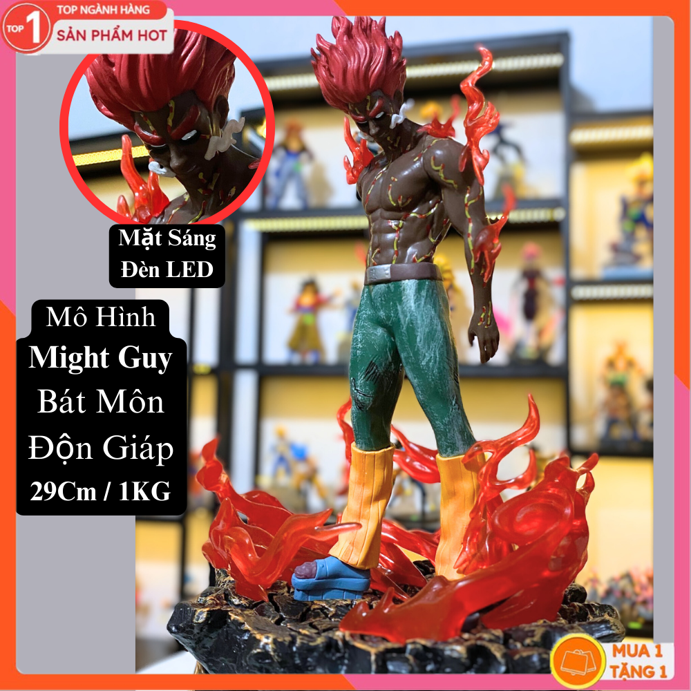 Mô hình might guy bát môn độn giáp 29cm mô hình naruto cao cấp, figure mô hình anmie naruto đồ chơi