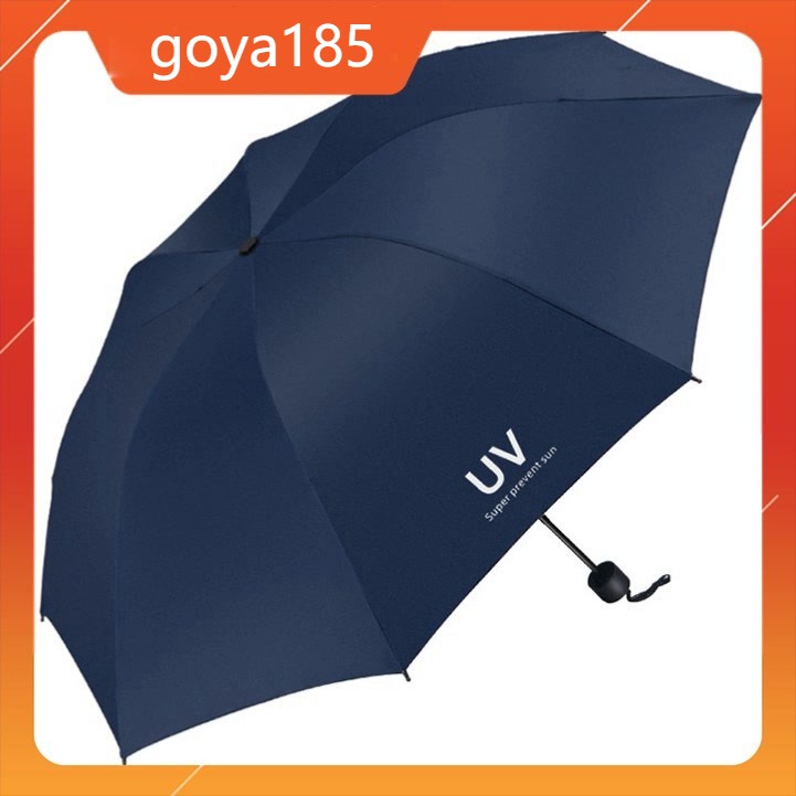 Ô Dù Che Mưa Đi Nắng Cao Cấp Gấp Gọn Chống Tia UV Chất Liệu Vải Dù Chống Nhăn, Ô Dù Chống Tia UV Gấp