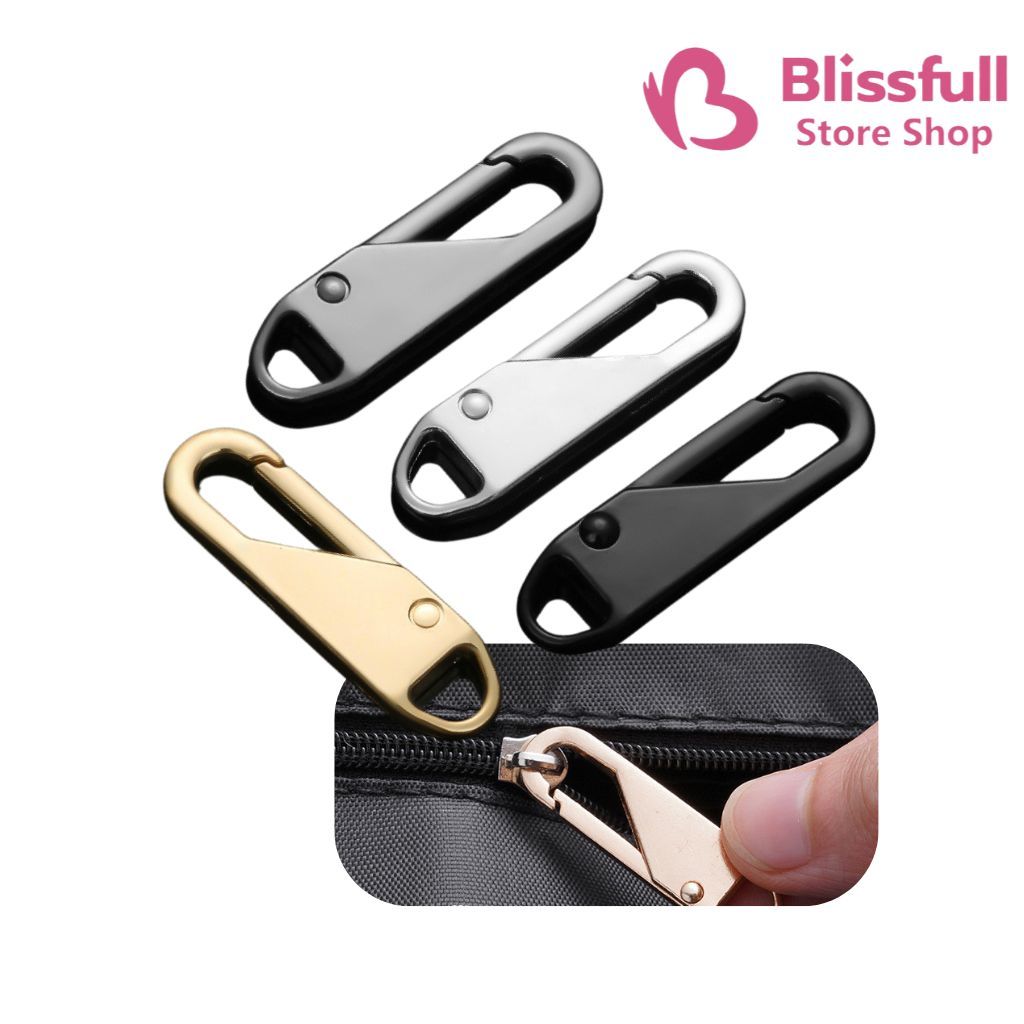 Blissfull - Kepala Resleting Kait Zipper Serbaguna Harga 3,000 rupiah*Gratis Ongkir