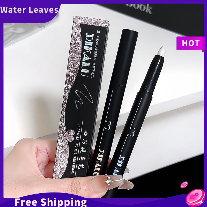[Water]Hot Sale Freeshipping Dikalu Bút kẻ mắt Ngọc Trai Sáng bóng Bút kẻ mắt long lanh mờ màu trắng Bút Chì không thấm nước dài làm sáng mắt nằm tằm dính trang điểm