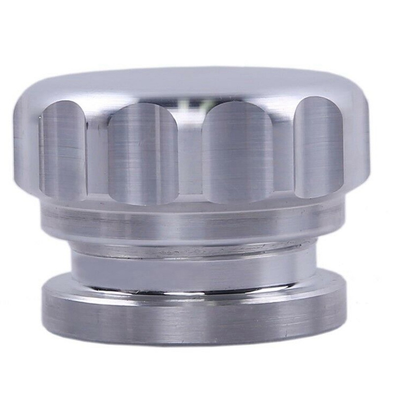 (QFGB) 2 Inch 51mm Aluminum Alloy Welded on the Filler Neck and Auto Parts Modified Fuel Tank Cap Silver