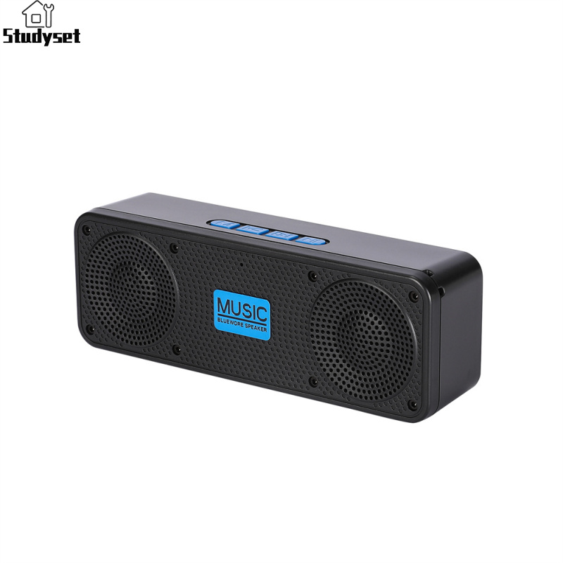 Studyset IN stock S18 Bluetooth-compatible Speaker Wireless Smart Mobile Phone Audio Subwoofer Loudspeaker Outdoor Card Radio ราคา 241 บาท*ส่งฟรี