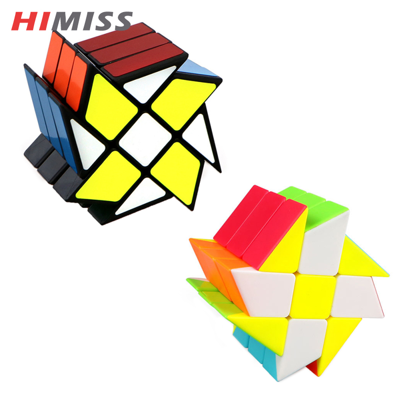 Himiss Qiyi 3x3 khối rubik tốc độ Stickerless mịn cối xay gió Khối Rubik