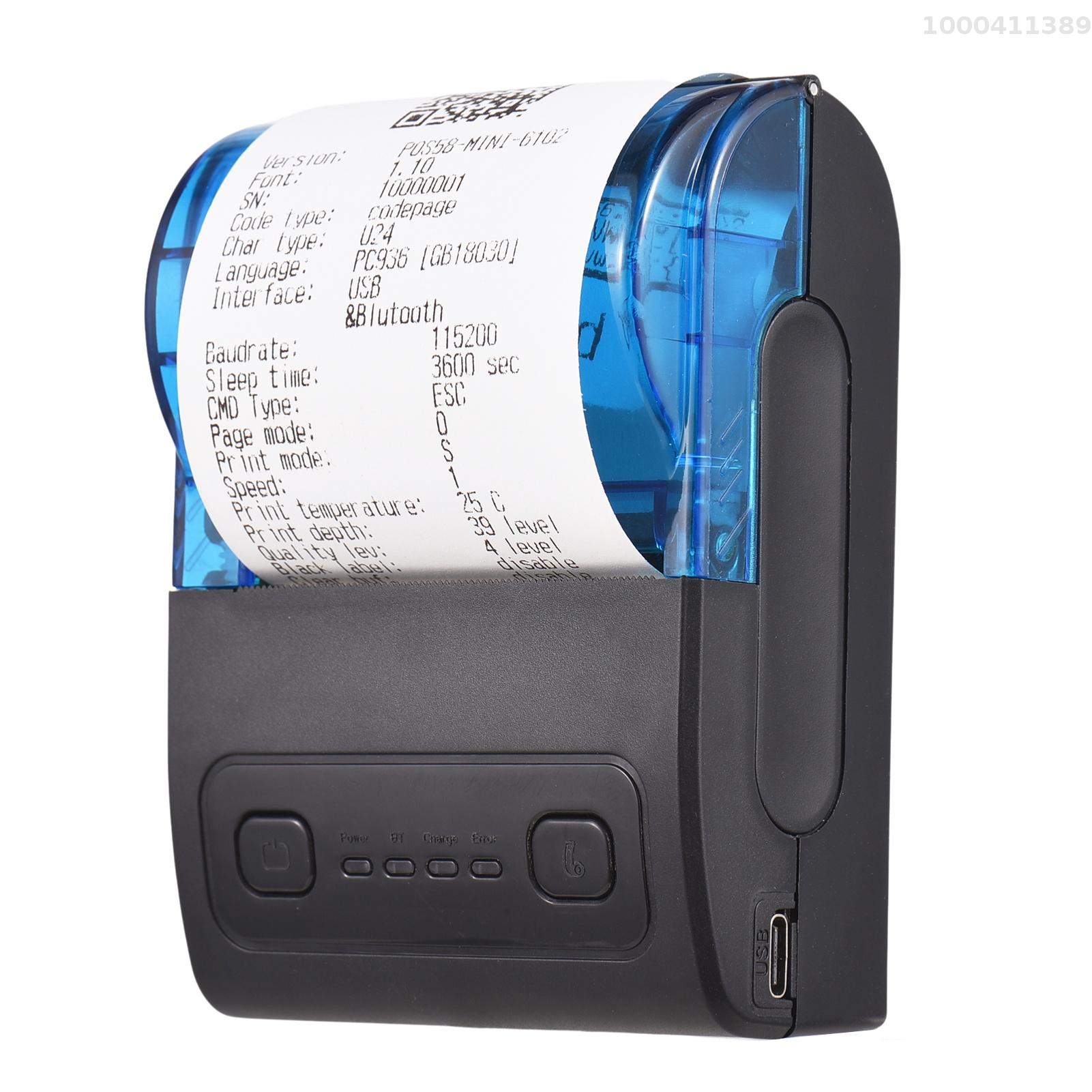 Aibecy Portable Mini Thermal Printer 2 in-ch Wir