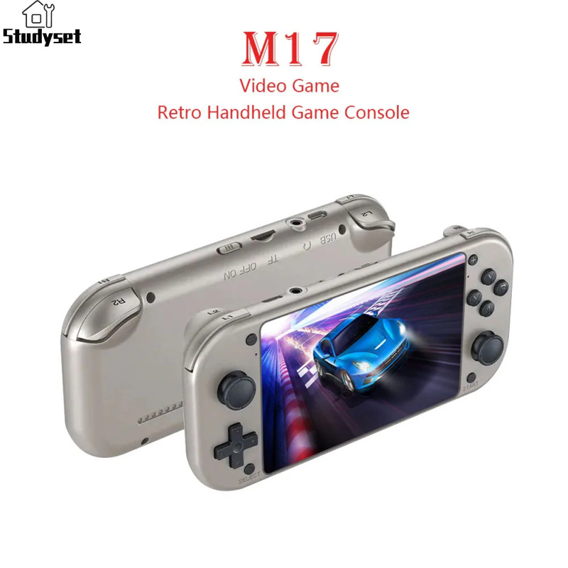 Studyset in stock Handheld Game Console Video Games Controller 4.3-Inch Screen Portable Nostalgic Game Console 1500MAH Battery Video Game Console 4K HD Games Controller ราคา 3,830 บาท*ส่งฟรี