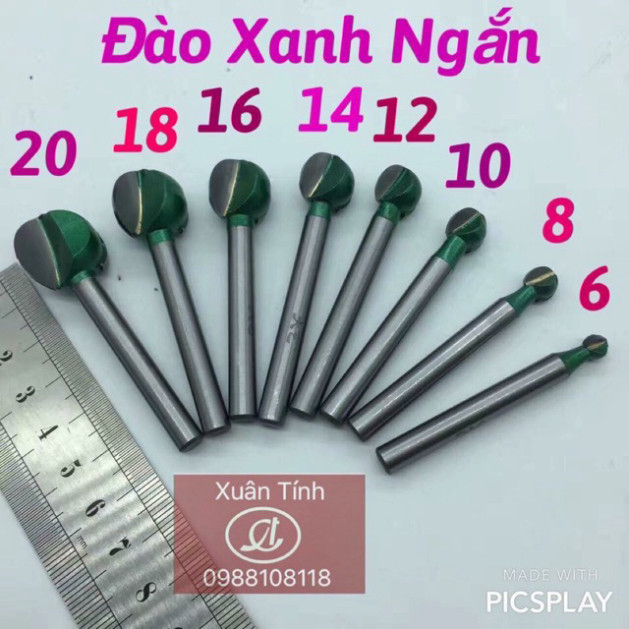 Mũi đào xanh ngắn cốt 6..