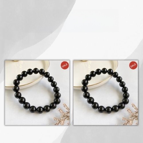 Bohemian Beads Black Bracelet For Men's And Women High Quality Marble Stone Fashion In Trend New Korean Lovely Daily Beaded Bracelet Charm Girls Cute