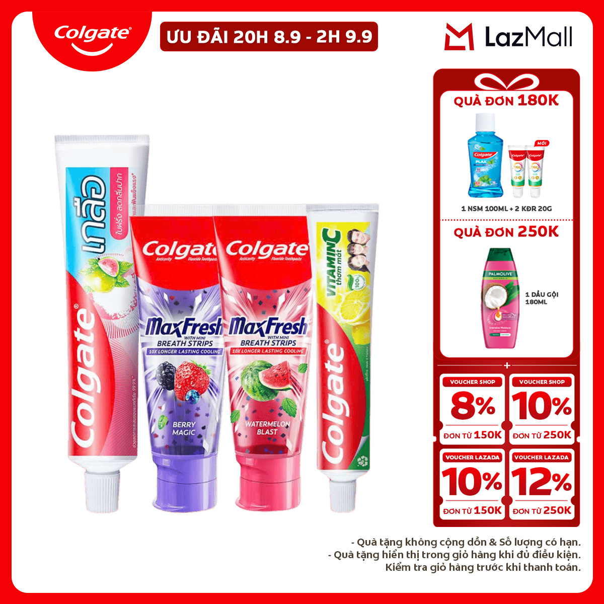 Colgate Fruit Flavored Toothpaste Collection