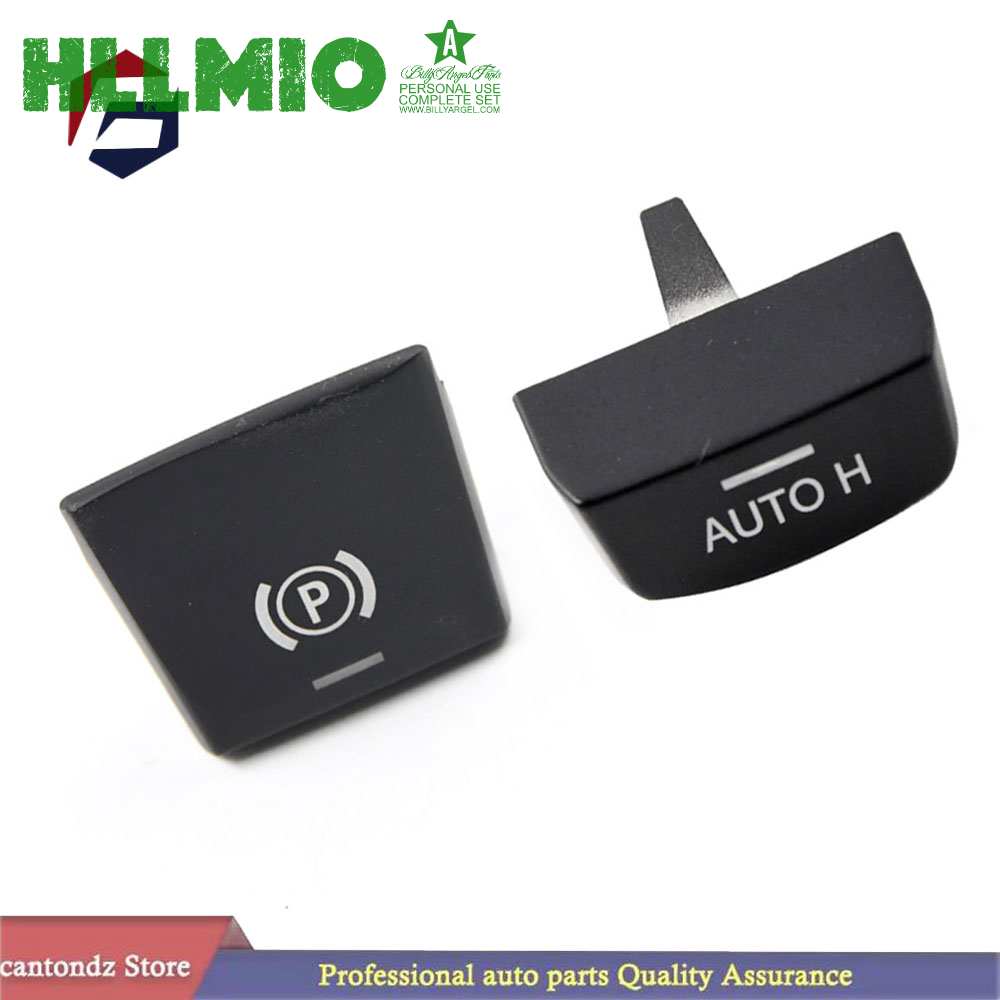 [Hllmio] cho BMW 5 7 F01 F02 F07 F07 F10 F11 F18 F30 520 523 730 2009 2014 tự động tay parkeerrem P knop schakelaar deksel 61312822518