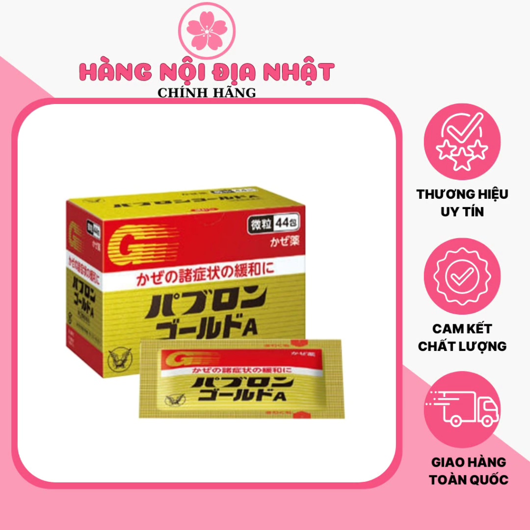 Bột Uống Trị Cảm Cúm Taisho Pabron Gold A 44 Gói - Nhật Bản