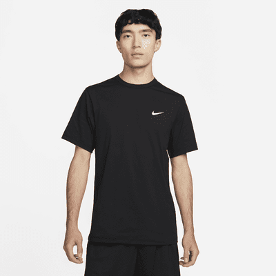 Áo Thể Thao Nike Dri-FIT Mens UV Hyverse Short-Sleeve Fitness Top - Black