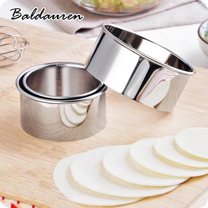 BALDAUREN ชุดเครื่องตัดพาย/ดอกไม้สามชิ้นสแตนเลสสำหรับใช้ในครัว - ยี่ห้อ BALDAUREN ราคา 24 บาท*ส่งฟรี