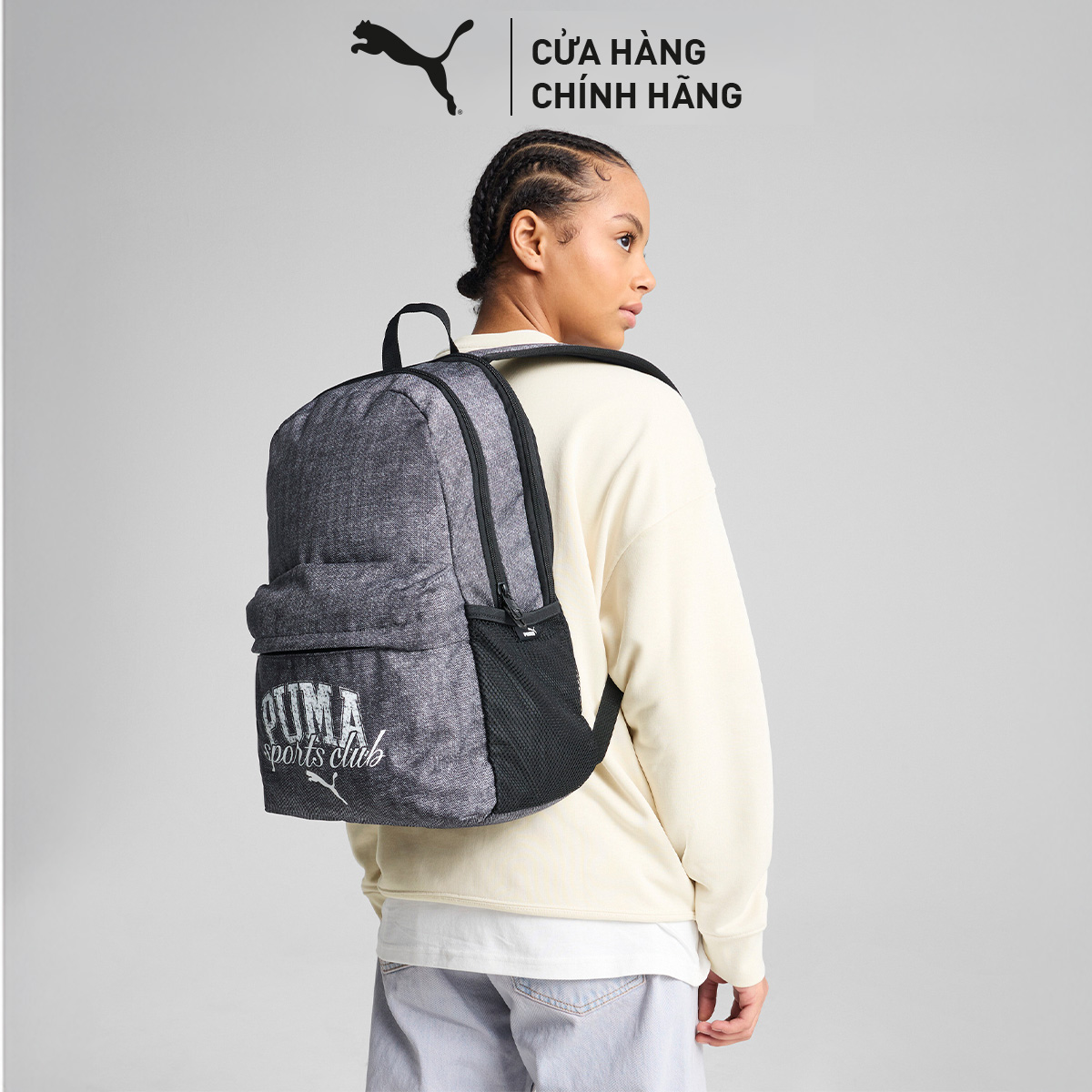 Ba lô Thời Trang PUMA Unisex PHASE CLASS Backpack Black Màu Đen