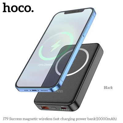 Original HOCO 1000mAh mini Wireless Power Bank Qi Portable Battery Charger For iPhone 12 11 Pro Samsung Xiaomi Power Bank Mobile Phone Powerbank