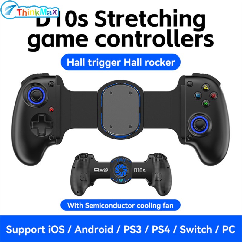 Tablet Controller Handle Wireless Game Stretching Joystick Dual Hall Sensor Gamepad With Six-axis Motion Sensing For Phones ราคา 1,369 บาท*ส่งฟรี