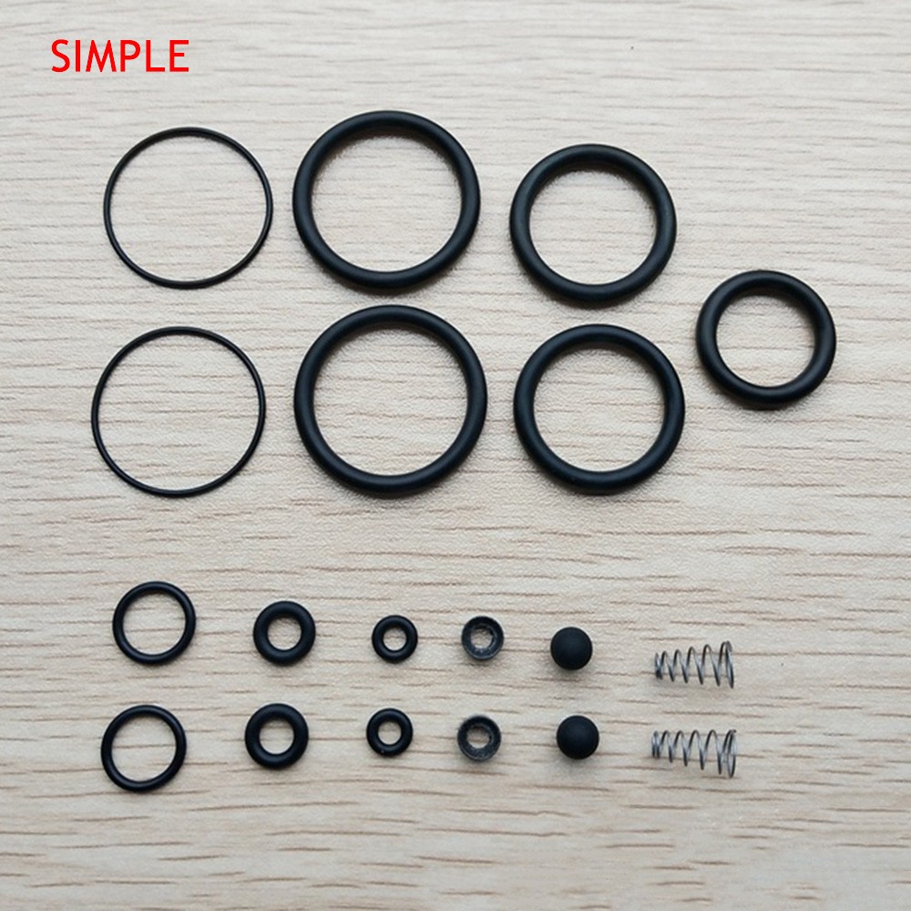 【Valuesp】 Chất lượng cao cấp Inflator Bộ sửa chữa Kit với dầu Silicone và bông tai kiểu vít nút