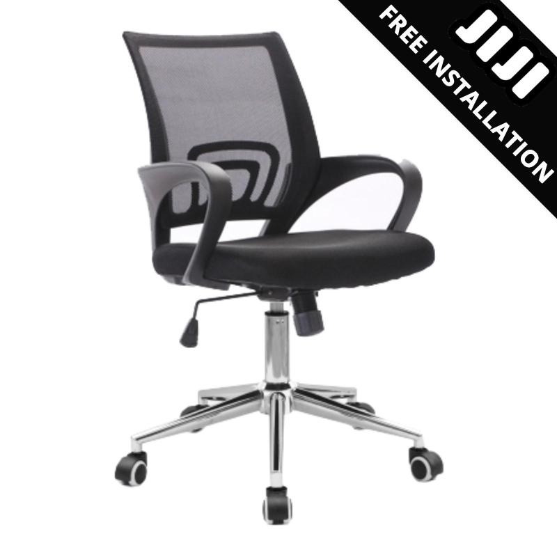 JIJI Typist Office Chair (Free Installation) - Office chair/Study chair/Gaming chair/Ergonomic/ Free 12 Months Warranty (SG) Singapore