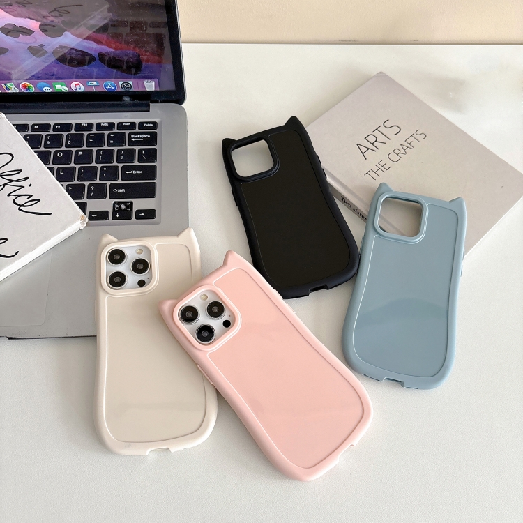 【 5AceShop 】 Frosted Solid Color Cat Head TPU Phone Case For iPhone 11/iPhone 11 Pro/iPhone 11 Pro Max/iPhone 12/iPhone 12 Pro/iPhone 12 Pro Max/iPhone 13/iPhone 13 Pro/iPhone 13 Pro Max/iPhone 14/iPhone 14 Plus/iPhone 14 Pro/iPhone 14 Pro Max/iPhone 1