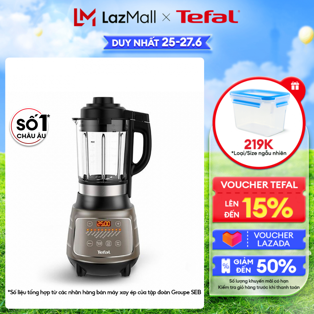 Máy làm sữa hạt, xay sinh tố và nấu đa năng Tefal BL967B66 - Gian hàng chính hãng, Bảo hành 2 năm