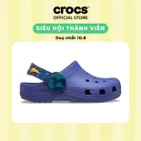 Giày Clog Trẻ Em Crocs Toddler Classic Imagination Lights Back Strap - Sapphire - 211892-4WH