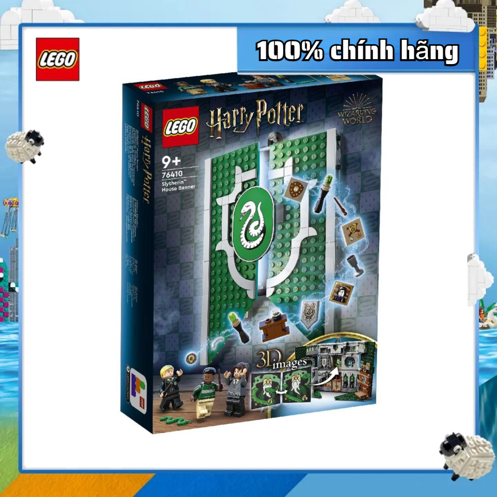 LEGO 76410 Harry Potter Slytherin House Banner 9+ LEGO chính hãng Đồ chơi