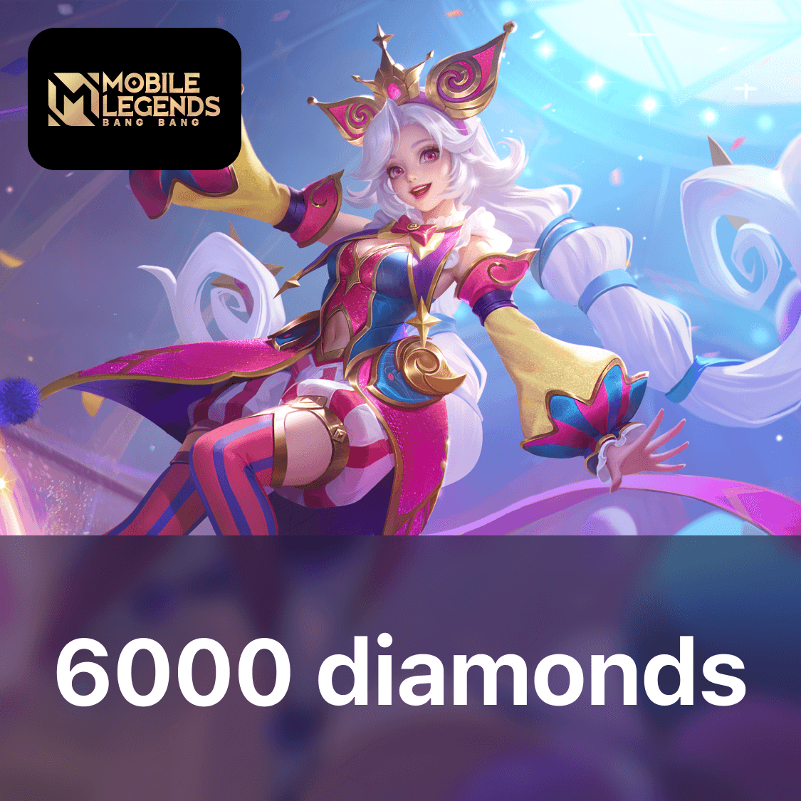 Mlbb 5000 Basic Diamonds Plus 1000 Extra ราคา 3,460 บาท*ส่งฟรี