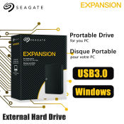 Seagate Expansion External Hard Drive - 1TB/2TB, USB 3.0