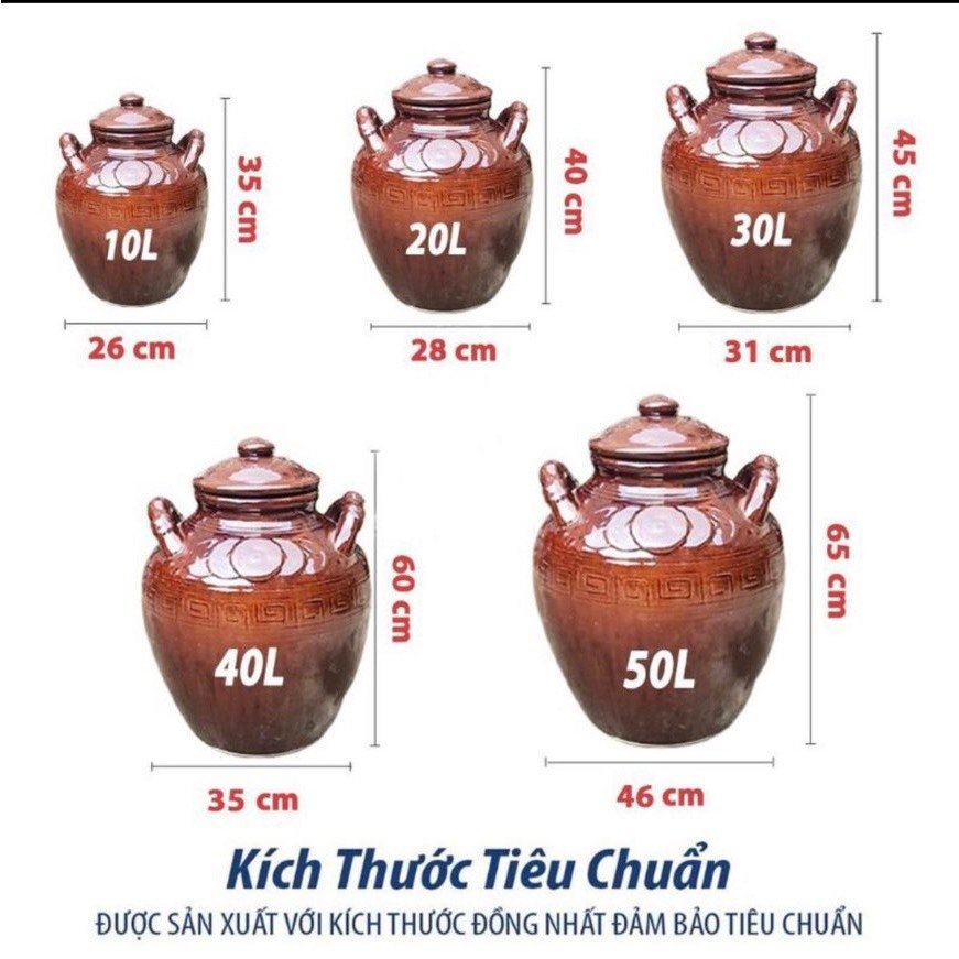 Chum sành ngâm rượu 50L