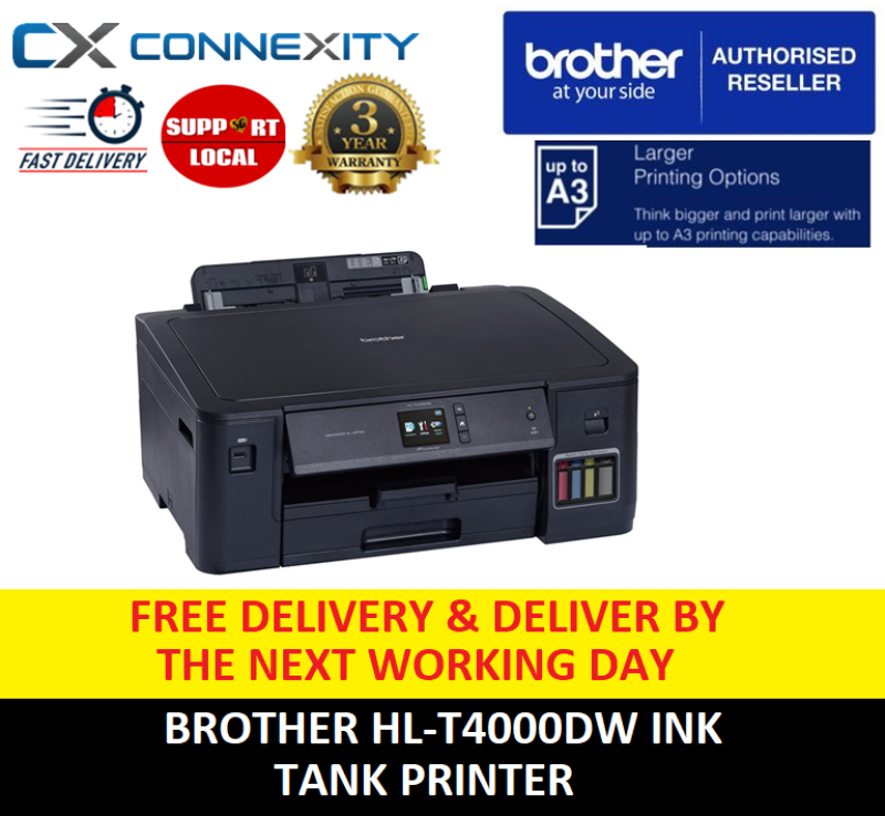 Brother HL-T4000DW Ink Tank Printer | A3 Colour Printer | t4000 | T4000dw | Brother Printer | Brother Ink Tank | Brother Printer Color | Brother Printer Colour | HL T4000DW | A3 Inkjet Printer | Brother Printer Color | Color Printers Wireless Singapore