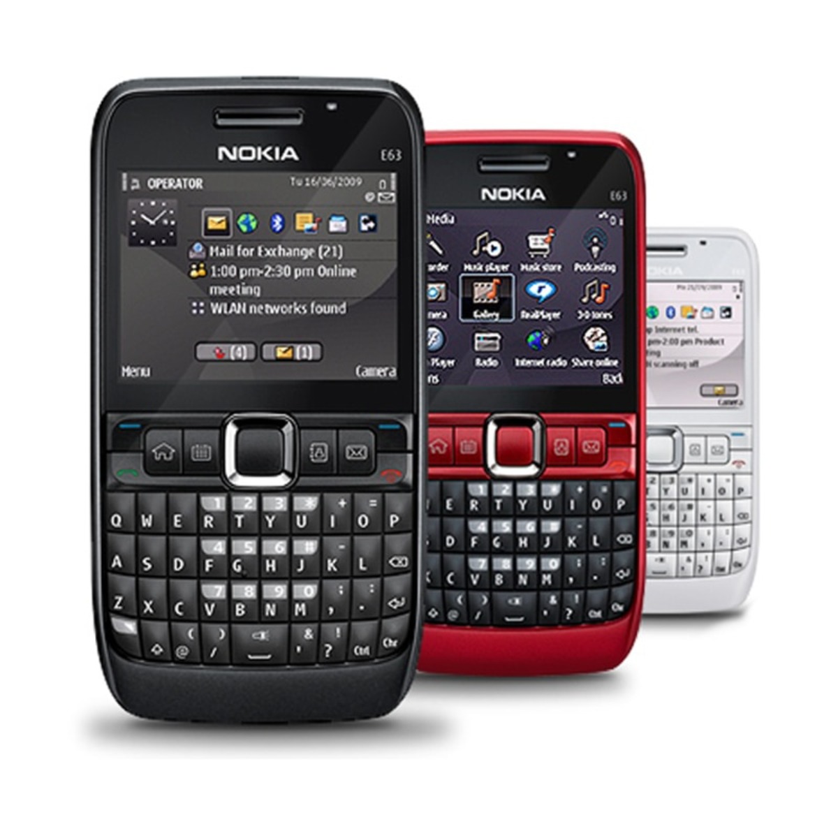 For Nokia E63 Mobile Phone Unlocked Original Wifi Bluetooth 2MP 3G QWERTY Keyboard ราคา 650 บาท*ส่งฟรี