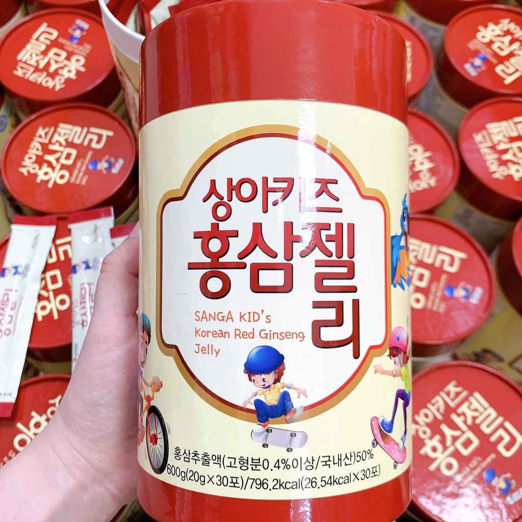 Thạch hồng sâm baby kid korea Red Ginseng Jelly 600g