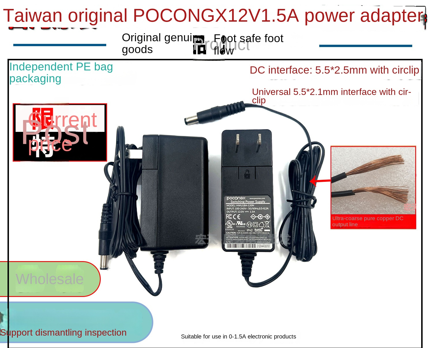 Bộ Nguồn Power Adapter 12V 1.5A NETGEAR| Tương Thích Xiaomi, Huawei Router | US Standard | Ứng Dụng Giám Sát & WiFi