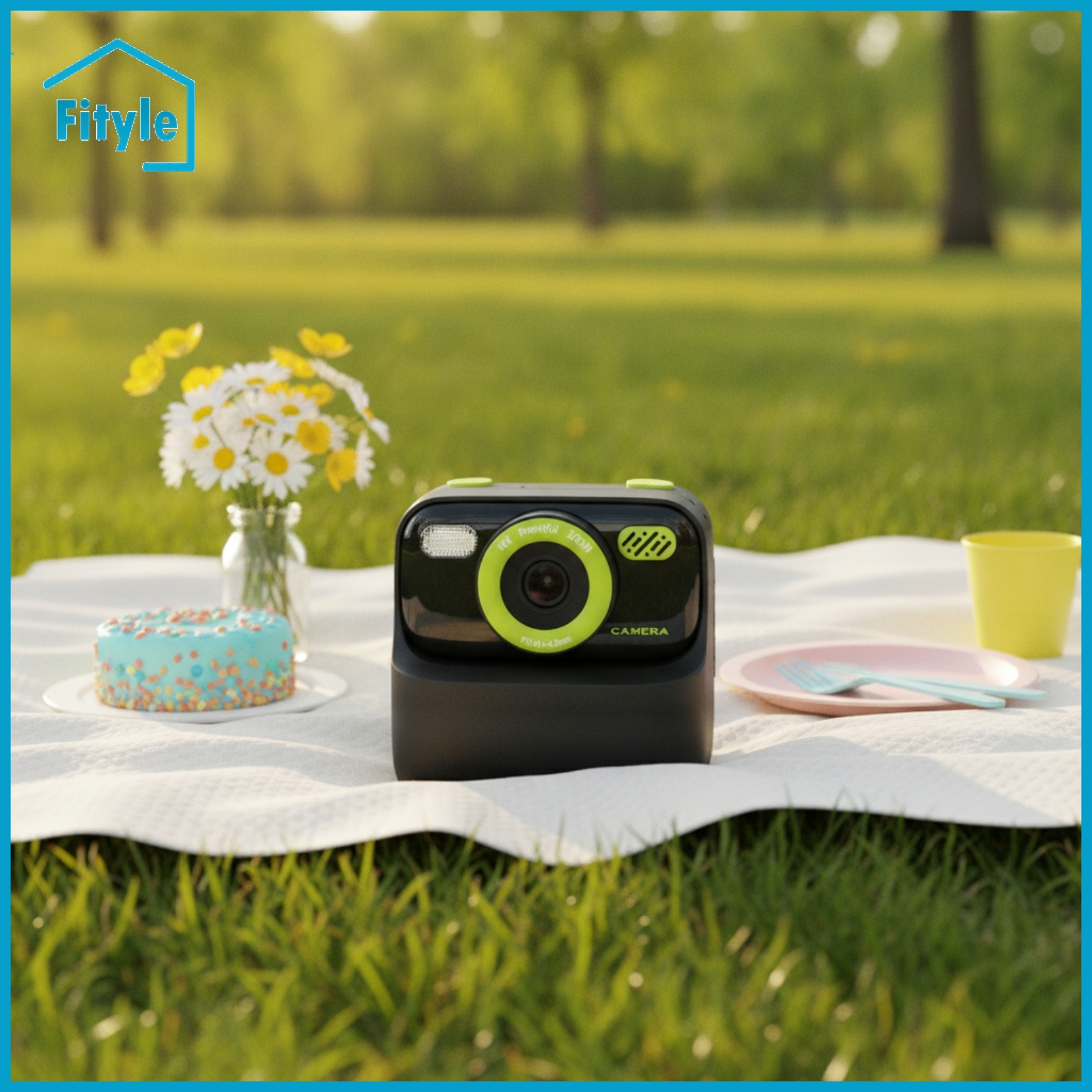 Fityle Selfie Kids Instant Print Camera Handheld Dual-cameraLens Camera Portable Multifunction for Toddlers ราคา 4,322 บาท*ส่งฟรี