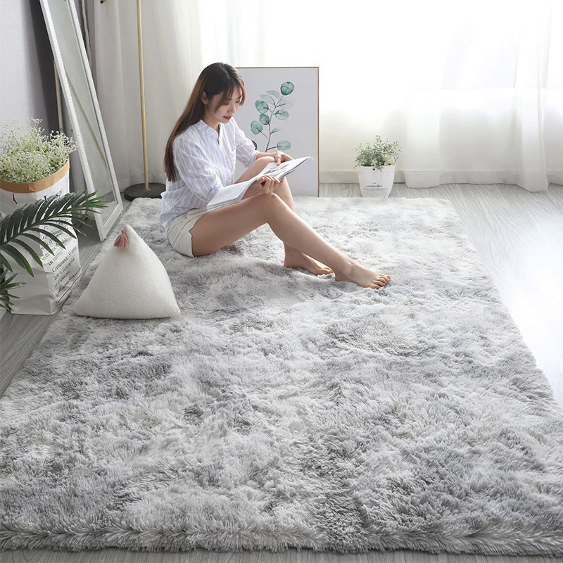 Hiện đại mềm sang trọng khu vực thảm cho phòng khách siêu mềm xù xì Thảm Vườn Ươm trang trí nội thất Thảm lông sàn thảm phòng ngủ thảm
