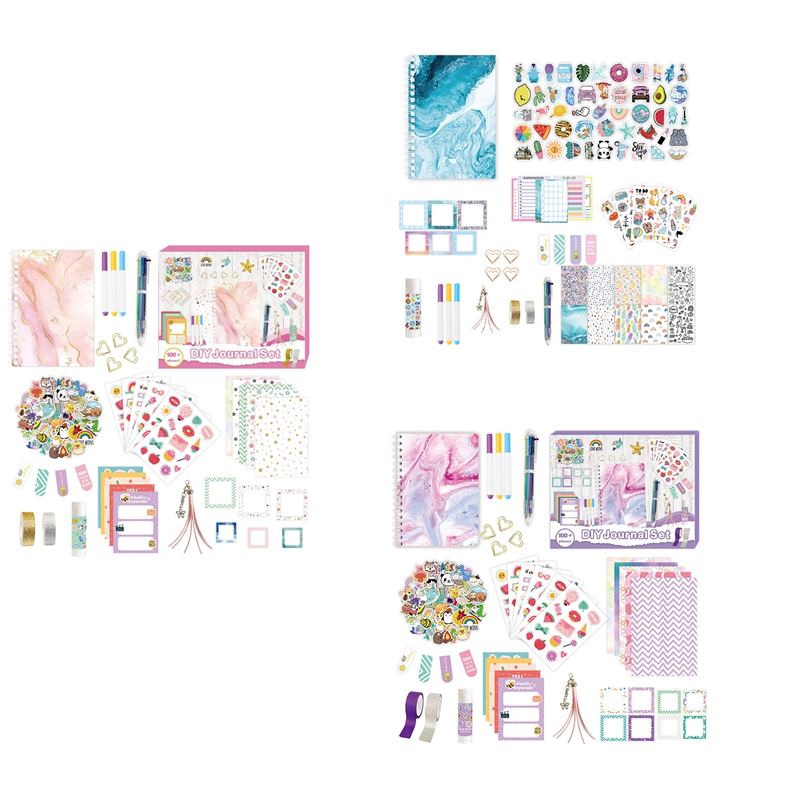 【Latest model】DIY Journal Set Scrapbook &amp Diary Supplies Set Teen Girls Trendy Stuff for Birthday Girl Gift Ideas