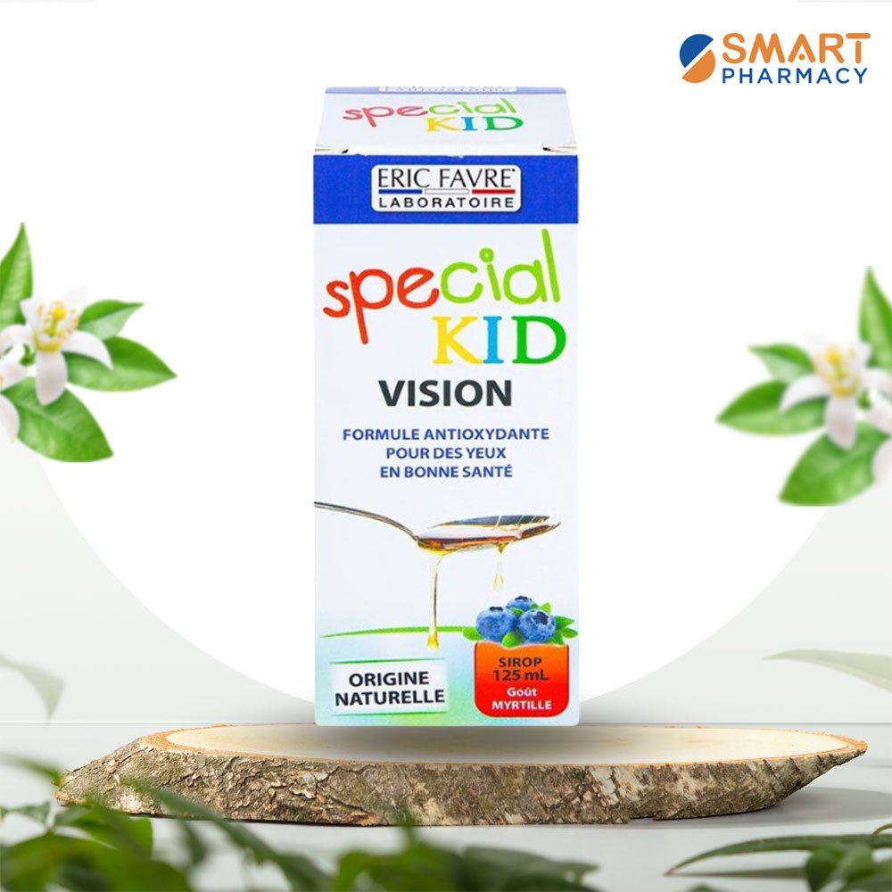 SPECIAL KID VISION – Bổ sung các dưỡng chất cần thiết, có ích cho thị giác – ERIC FAVRE WELLNESS [Pháp] – Chai x 125ml