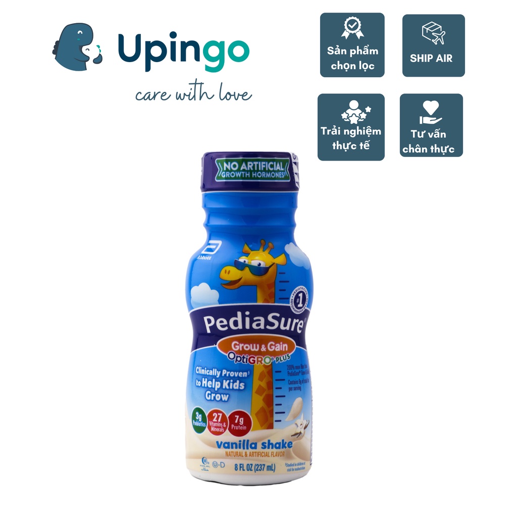 Sữa nước Pediasure Optigro thùng chai 237ml - nhập từ Mỹ