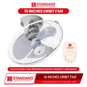 Standard Orbit Fan / Ceiling Fan 16" Plastic Blade  SOF-16E