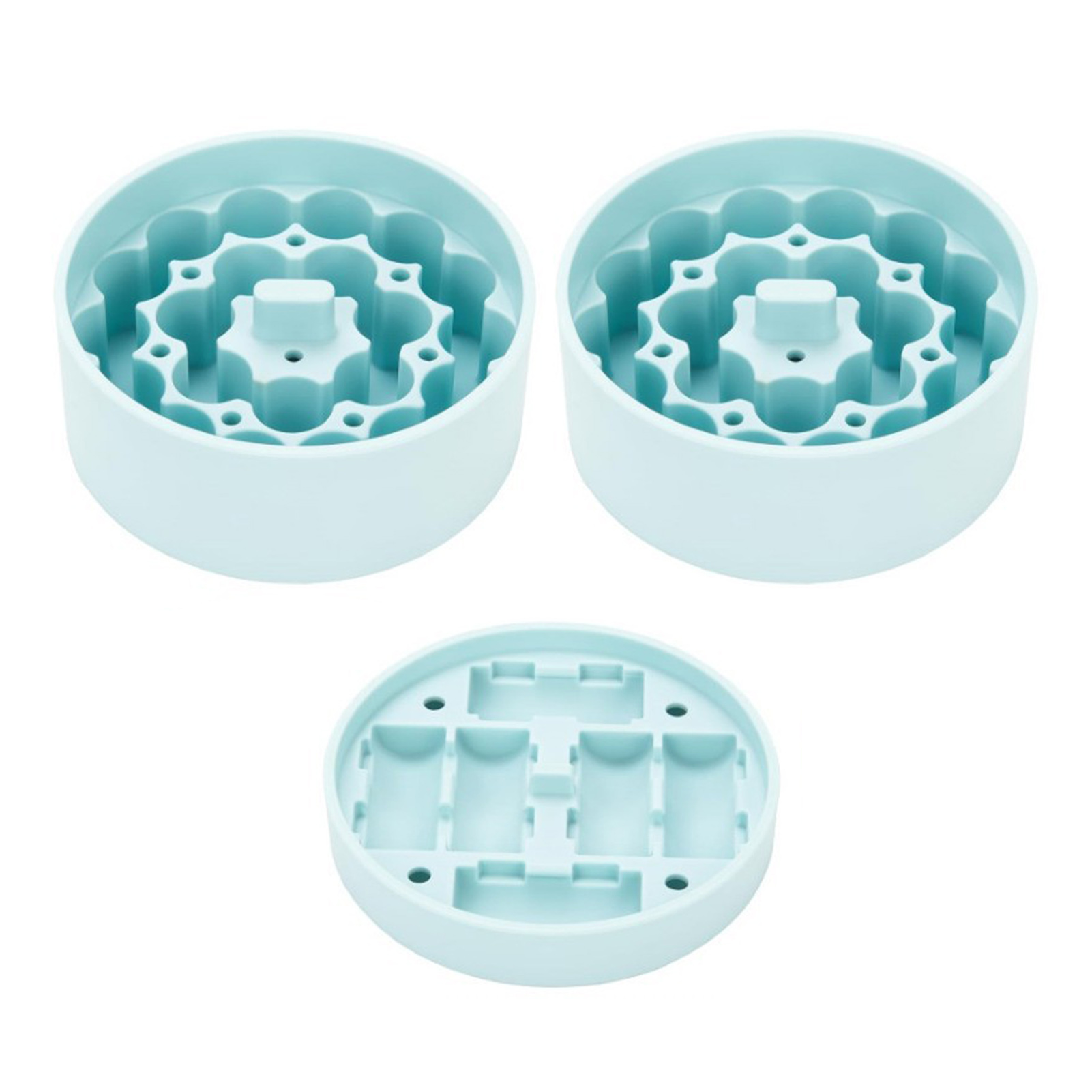 Pet nước 3ml lọ lưu trữ trường hợp Stackable lọ chủ hydrapeak Stackable 3ml lọ giữ cho Peptide lưu trữ phù hợp với 18OZ/25oz/32oz thực phẩm lọ nắm giữ lên đến 28 lọ-Bền chèn cho tổ chức xuyên biên giới
