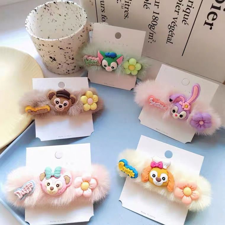 Cột tóc lông nhung hoạt hình dễ thương mềm mịn - cột tóc phong cách Hàn Quốc - Phụ kiện tóc Selenshop