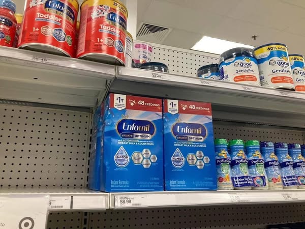 HÀNG CHÍNH HÃNG CỦA Mỹ và đi air - sữa bột ENFAMIL ENSPIRE hộp nhựa 581g và hộp giấy