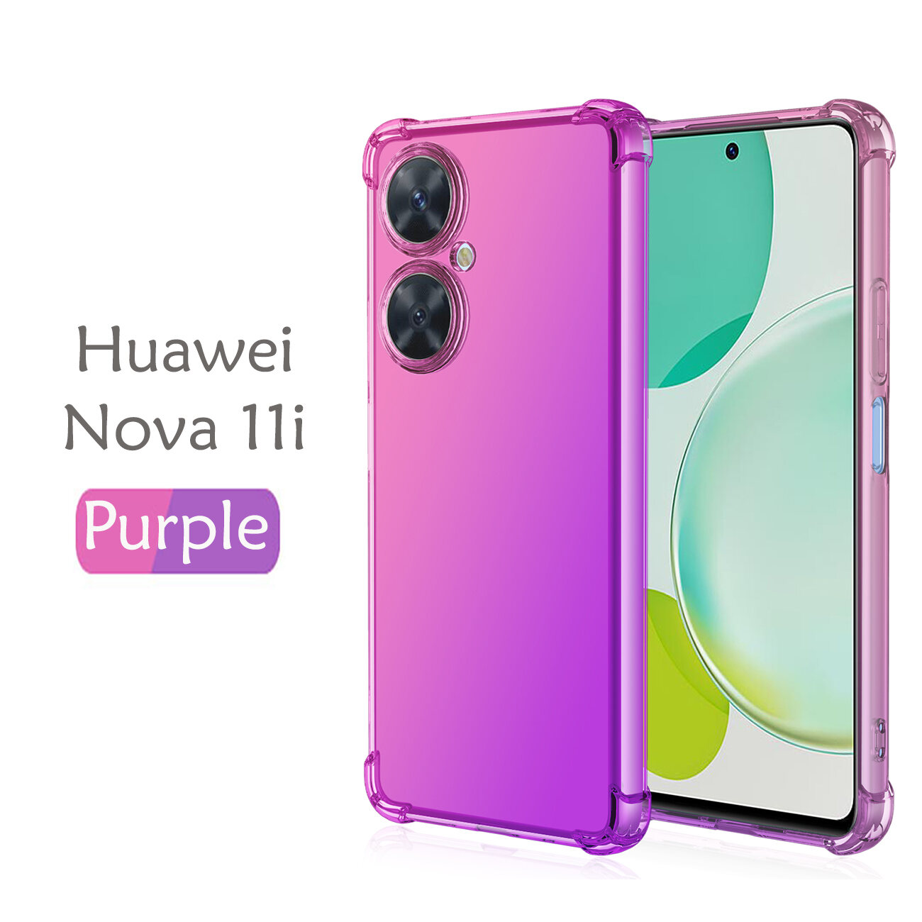 XINYEXIN Custodia Trasparente Per Huawei Nova 11i Con Motivo Astronauta, Cover Antiurdo In Morbido TPU, Protezione Angoli Rinforzati, Bumper Case Serie A19 - 3