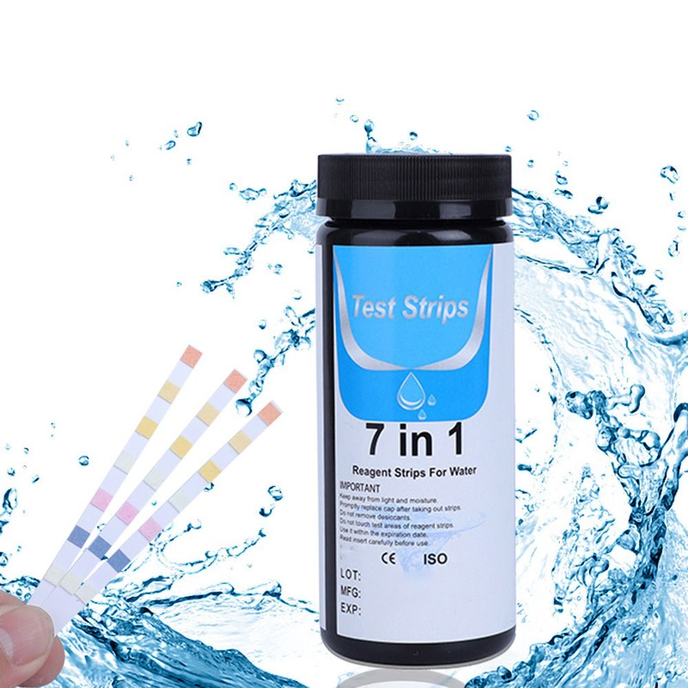 Tiết ra môi trường xung quanh light78se0 độ cứng kiềm hồ bơi que thử Clo 100 brôm PH Spa Que thử nước bảo trì nhanh chóng chính xác nước que thử hồ bơi