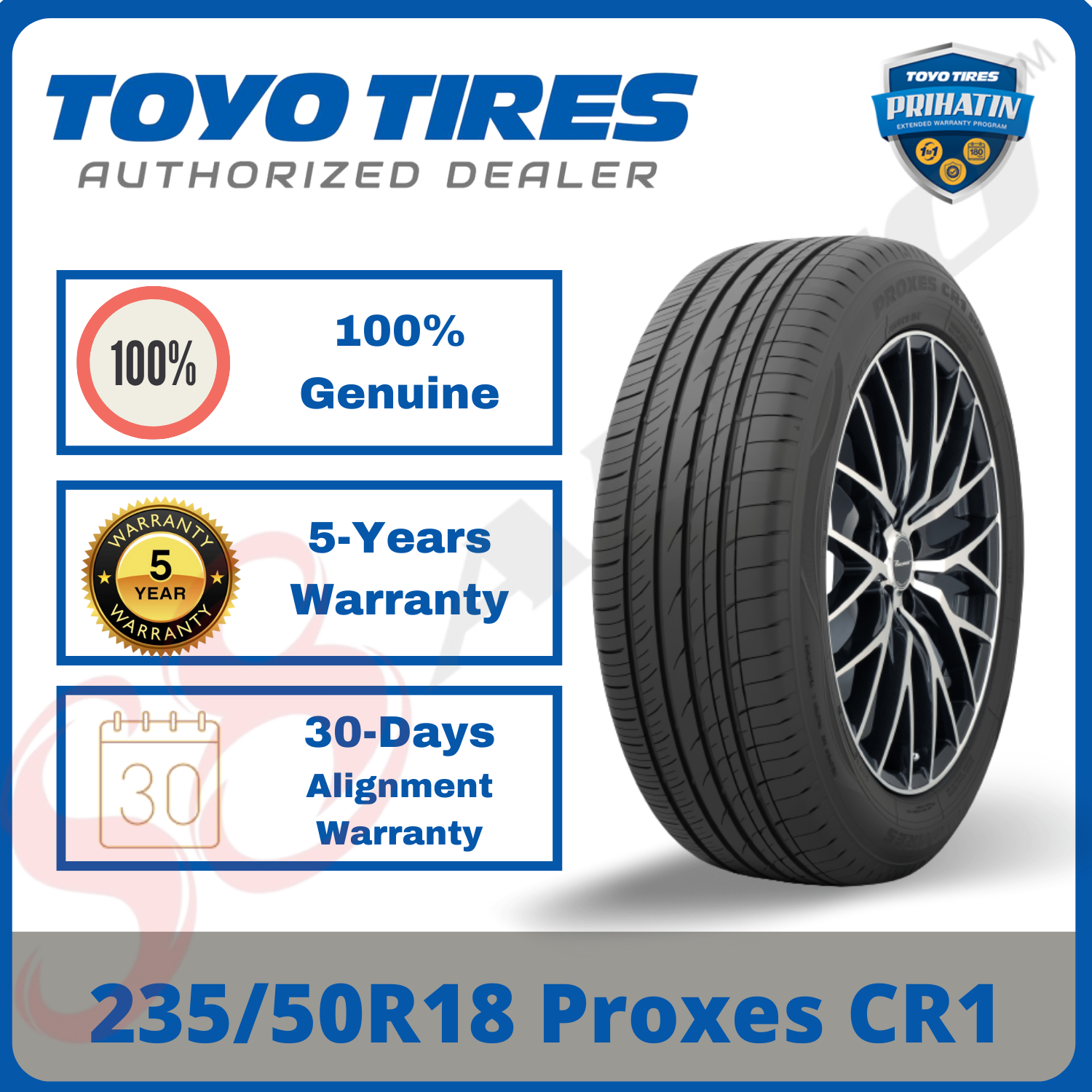 235/50R18 Toyo Tires Tranpath R30 *Year 2023/2024 2023/2024