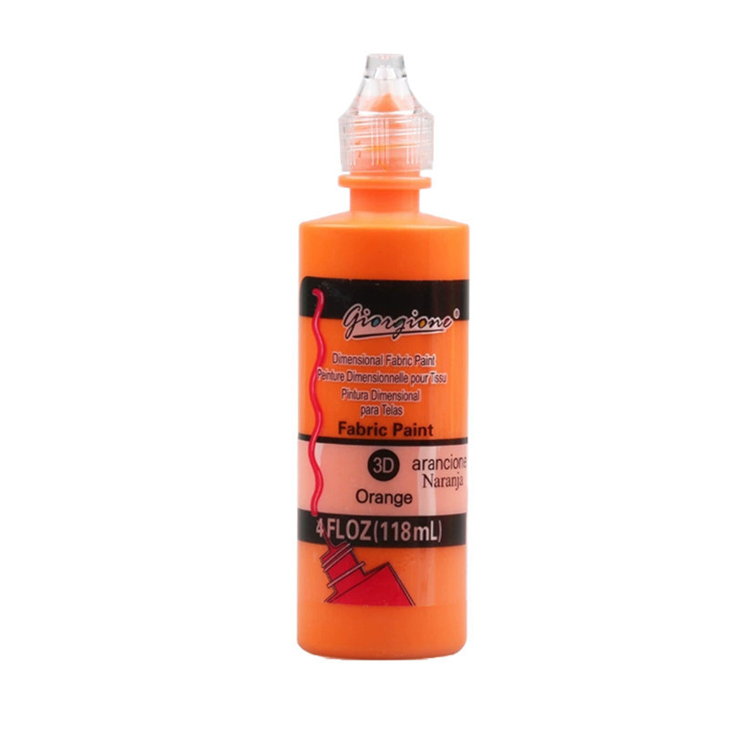 118ml 3d stereo Fabric Paint diy hand-painted permanent textile paint