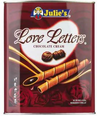 Julies Love Letter Chocolate 700g Tin