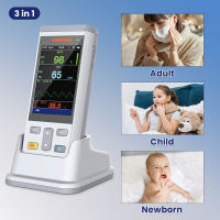 Handheld Patient Monitor SpO2 TEMP Patient Vital Sign Monitor 3.5 Inch TFT Color Screen
