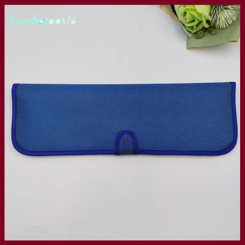 yunshataoxf Xách tay chống nhiệt Thảm chịu nhiệt Mat Pouch cho tóc ép tóc phẳng sắt uốn sắt công cụ ngăn chặn bỏng công cụ tạo kiểu tóc du lịch tổ chức - 3