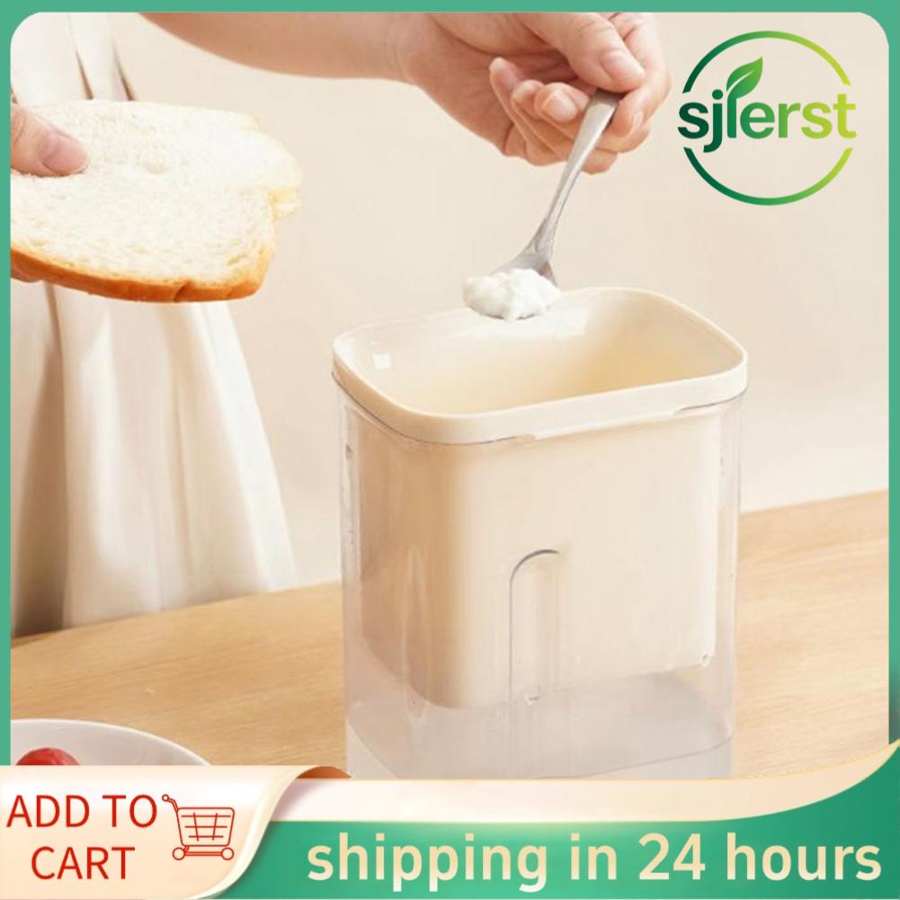 sjlerst Dụng cụ lọc sữa chua Hy Lạp Dụng cụ lọc sữa chua Dụng cụ lọc phô mai có túi lưới mịn và nắp Bộ lọc chống rò rỉ Máy làm sữa hạt 1100 ML DIY để làm đậu nành sữa chua Hy Lạp đặc