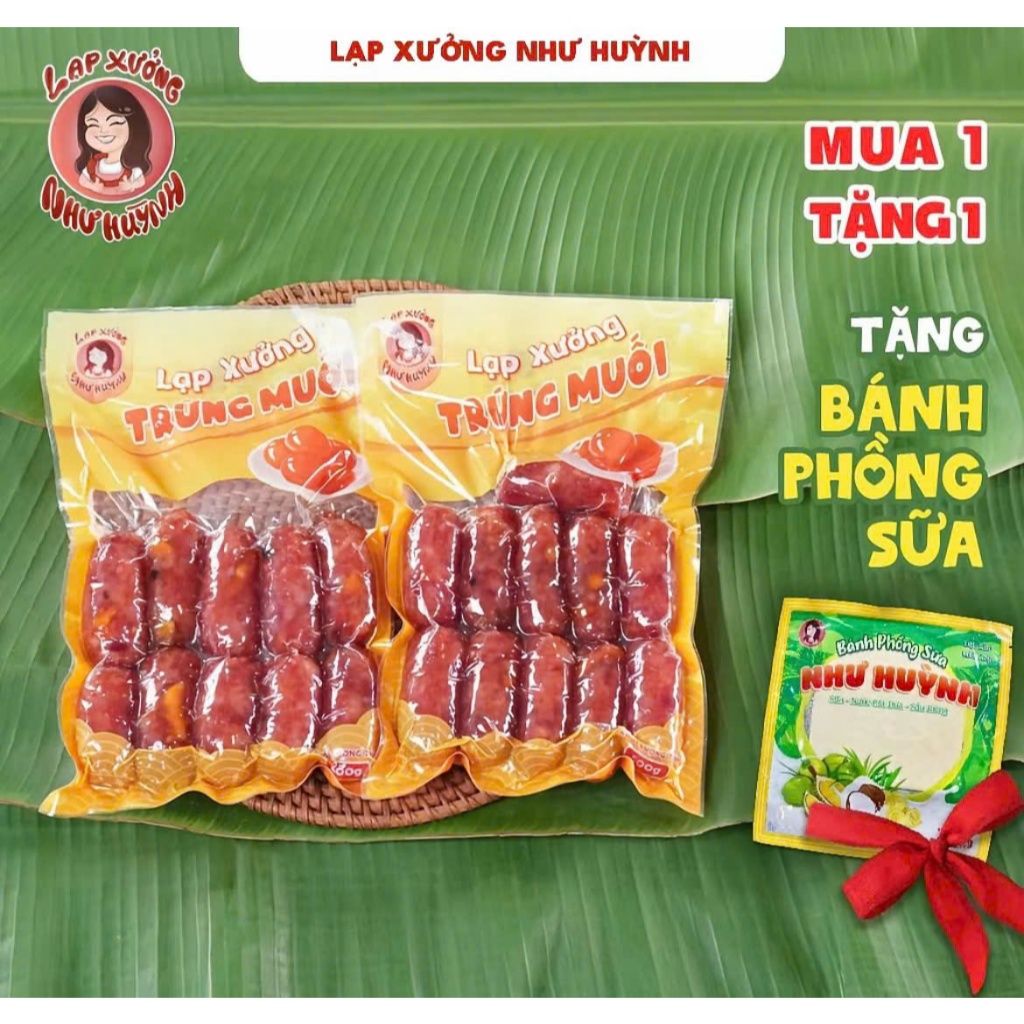 Lạp Xưởng Trứng Muối Như Huỳnh – Lạp Xưởng Tươi Trứng Muối Béo Ngậy – Đặc Sản Tiền Giang